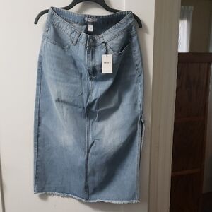 Foever21 Midi Denim Skirt